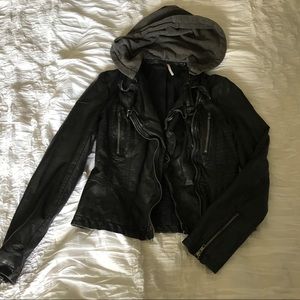 Free People Leather Jacket